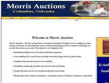 Tablet Screenshot of morrisauctions.net